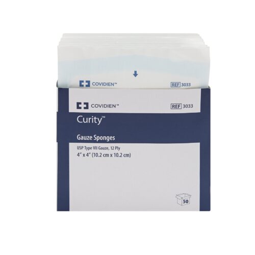 Gauze Sponge Curity™ 4 X 4 Inch 12-Ply Sterile 2 per Pack - Image 5