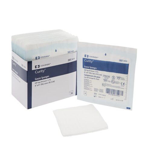 Gauze Sponge Curity™ 4 X 4 Inch 12-Ply Sterile 2 per Pack
