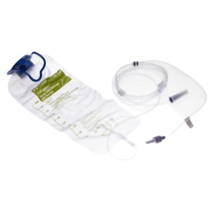 ePump Kangaroo Safety Screw Spike w/1000 mL Flush Bag w/o Adapter