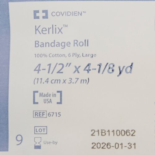 Fluff Bandage Roll Kerlix™ 4-1/2 Inch X 4-1/10 Yard 6-Ply Sterile 1 per Pouch - Image 2