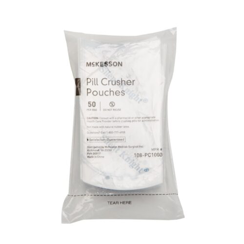 Pill Crusher Pouch McKesson Silent Knight® 2 X 4-1/2 Inch, Clear, Plastic - Image 6