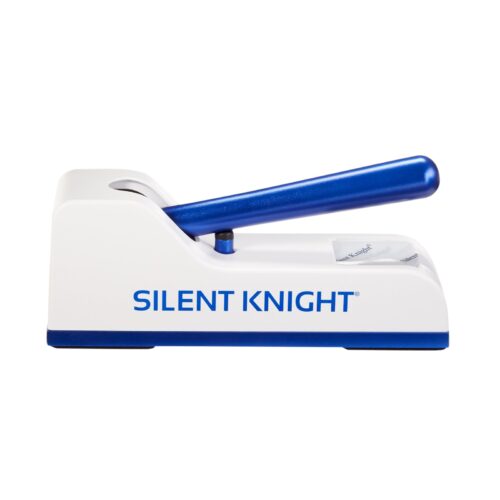 Pill Crusher Silent Knight® Hand Operated Blue / White - Image 6