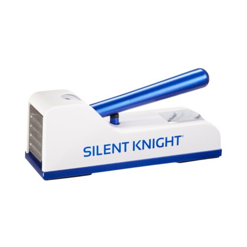 Pill Crusher Silent Knight® Hand Operated Blue / White - Image 4