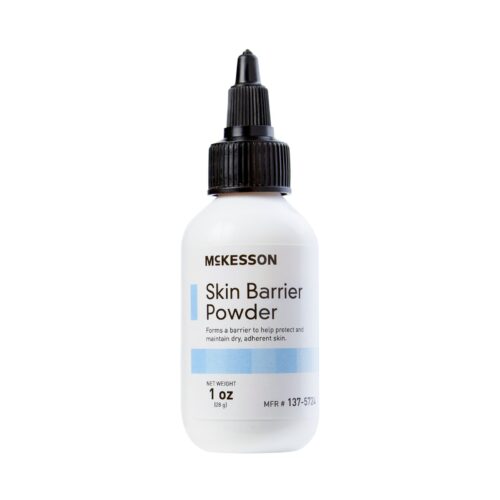 Ostomy Barrier Powder McKesson 1 oz. Puff Bottle, Protective Skin Barrier - Image 2