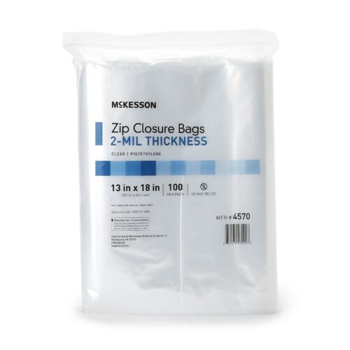 Reclosable Bag McKesson Polyethylene Clear Zipper Closure - Image 16