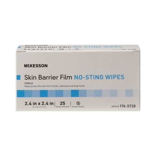Skin Barrier Wipe McKesson No Sting Hexamethyldisiloxane Packet Steri - Image 5