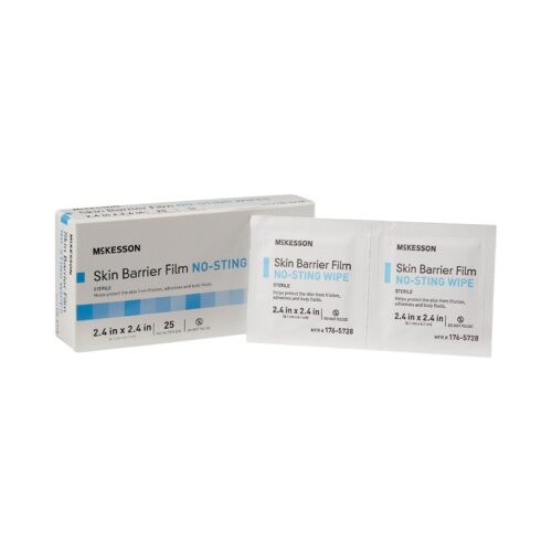 Skin Barrier Wipe McKesson No Sting Hexamethyldisiloxane Packet Steri - Image 6