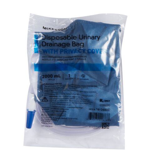 Urinary Drain Bag McKesson Anti-Reflux Valve Sterile 2000 mL Vinyl - Image 2