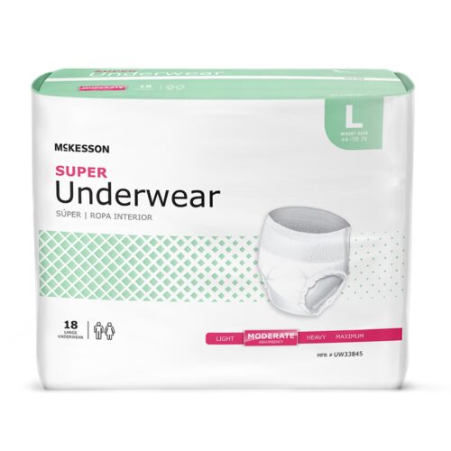 Unisex Adult Absorbent Underwear McKesson Pull On Large