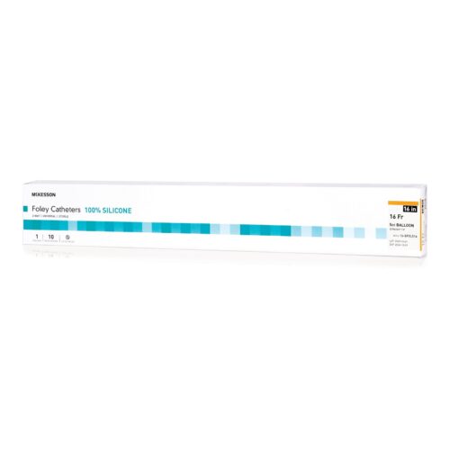 Foley Catheter McKesson 2-Way Standard Tip 5 cc Balloon 16 Fr. Silicone
