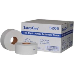 SunnyCare 9" Jumbo Bathroom Tissue Recyle 2-Ply 3.74 "X 1000