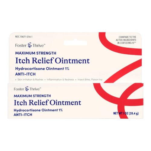 Itch Relief Foster & Thrive® 1% Strength Cream 1 oz. Tube - Image 4