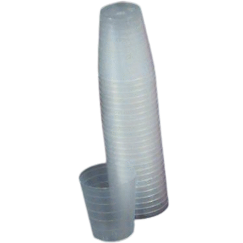 Medicine Cup Narrow 1 oz. Clear Plastic Disposable NonSterile