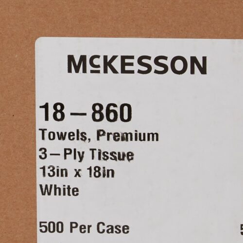 Procedure Towel McKesson 13 W X 18 L Inch White NonSterile - Image 2