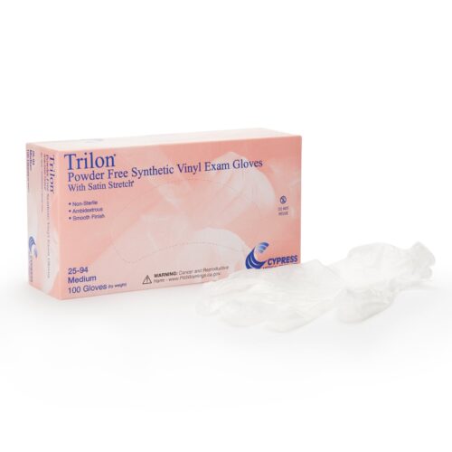 Exam Glove Trilon® Medium NonSterile Vinyl Standard - Image 4