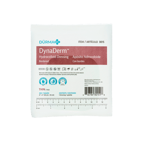 Dynarex DynaDerm Hydrocolloid Thin Dressings - Image 2