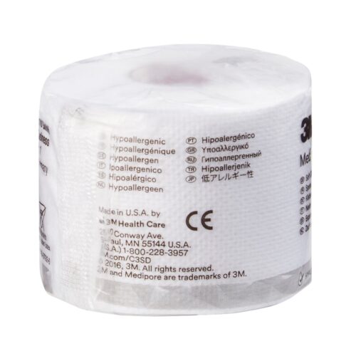 Perforated Medical Tape 3M™ Medipore™ H White Soft Cloth NonSterile - Image 3