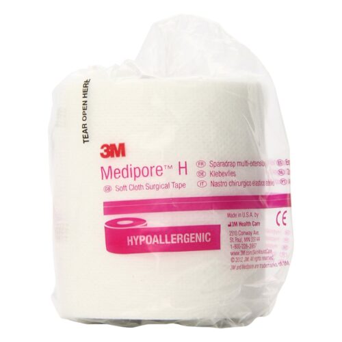 Perforated Medical Tape 3M™ Medipore™ H White Soft Cloth NonSterile - Image 11