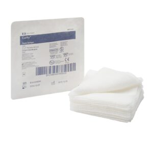 Gauze Sponge Curity™ 4 X 4 Inch 12-Ply Sterile 10/Tray