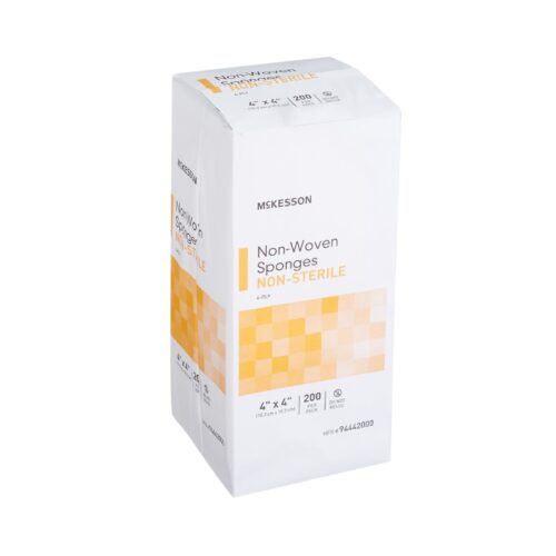 Nonwoven Sponge McKesson 4 X 4 Inch 4-Ply NonSterile 200 per Pack - Image 5