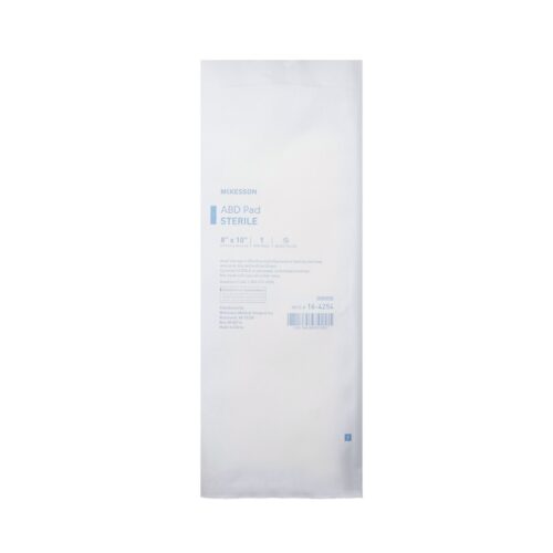 McKesson-Abdominal Pad  8 X 10 Inch Rectangle Sterile 1 per Pack - Image 4