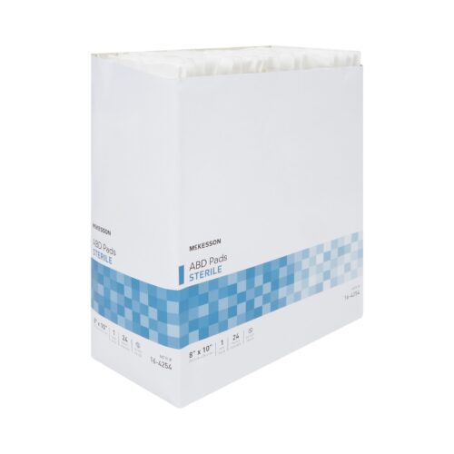 McKesson-Abdominal Pad  8 X 10 Inch Rectangle Sterile 1 per Pack - Image 2