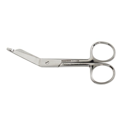 Bandage Scissors McKesson Lister 4-1/2 Inch Office Grade Stainless Steel NonSterile Finger Ring Hand
