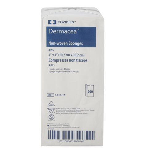 Nonwoven Sponge Dermacea™ 4 X 4 Inch 4-Ply NonSterile 200 per Pack - Image 3