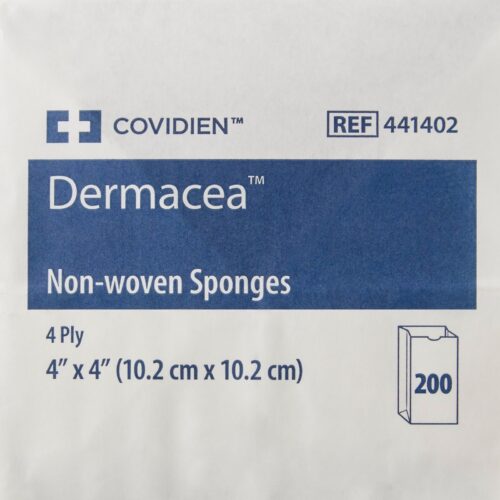 Nonwoven Sponge Dermacea™ 4 X 4 Inch 4-Ply NonSterile 200 per Pack - Image 2