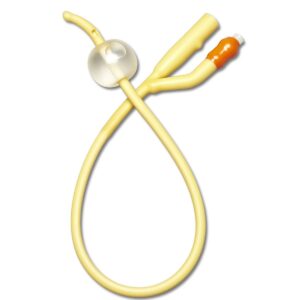 Foley Catheter Medline 2-Way Firm Tip 10 cc Balloon 16 Fr. Silicone