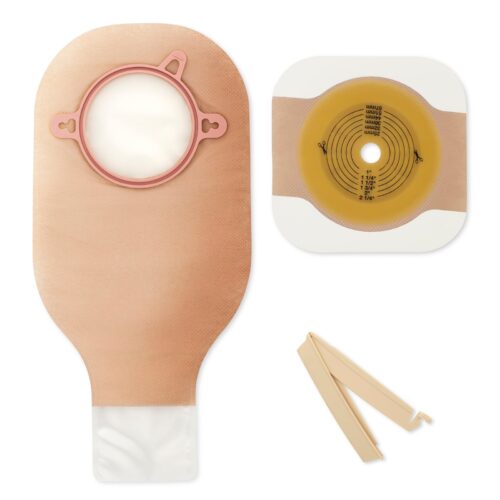 Ileostomy / Colostomy Pouch New Image™ Two-Piece System 12 Inch Length Flat, Trim to Fit 2-1/4 Inch - Image 3