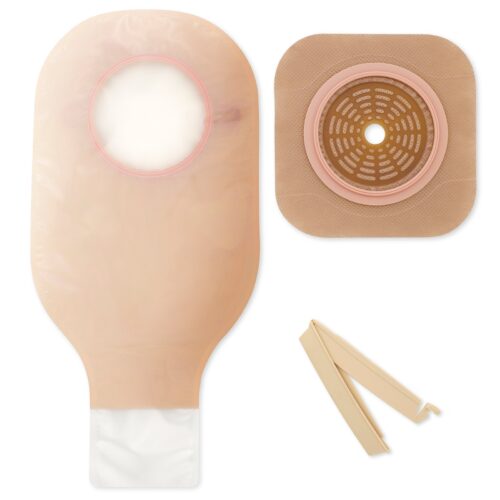 Ileostomy / Colostomy Pouch New Image™ Two-Piece System 12 Inch Length Flat, Trim to Fit 2-1/4 Inch - Image 4