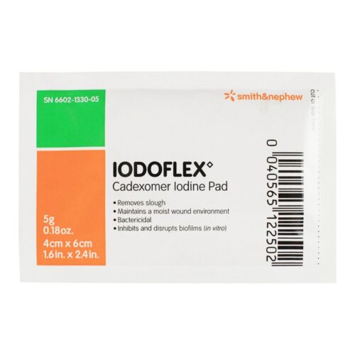 Iodophor Impregnated Dressing Iodoflex™ Pad Rectangle 1-1/2 X 2- 3/8 Inch Sterile - Image 4