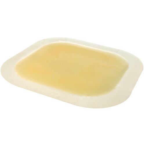 Thin Hydrocolloid Dressing DermaFilm® Film Backing 4 x 4 Inch Square Hydrocolloid - Image 2