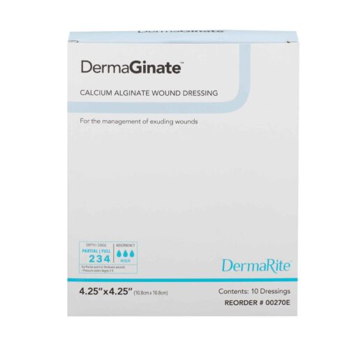 Alginate Dressing DermaGinate® 4-1/4 X 4-1/4 Inch Square - Image 3
