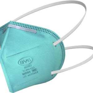 BYD CARE N95 Respirator, 20 Pack with Individual Wrap, Breathable & Comfortable Foldable Safety Mask