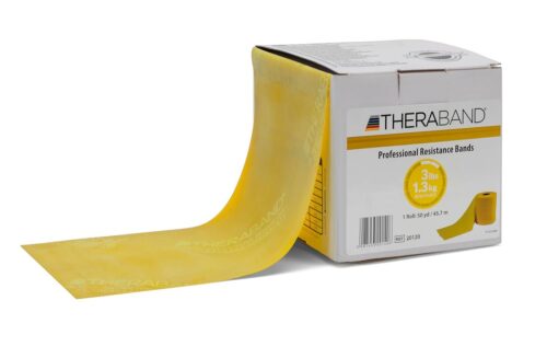 Exercise Resistance Band TheraBand® Yellow 4 Inch X 25 Yard - Image 3
