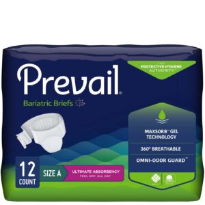 Unisex Adult Incontinence Brief Prevail® Bariatric