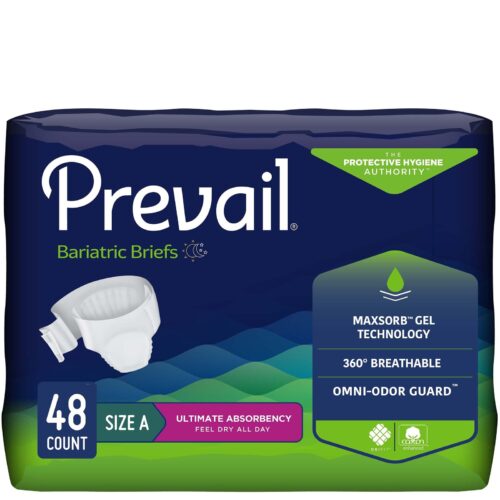 Unisex Adult Incontinence Brief Prevail® Bariatric - Image 4