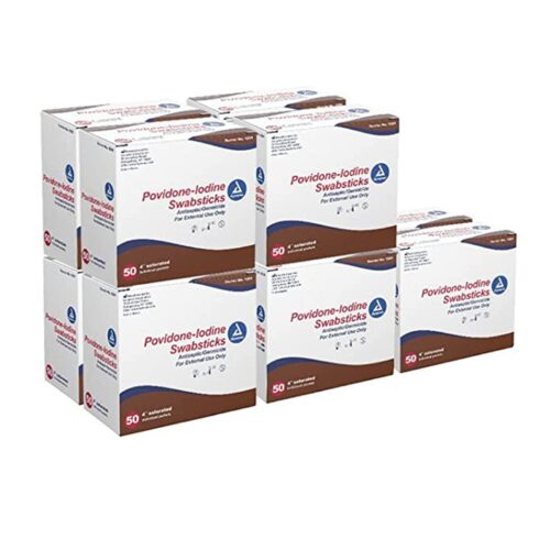 Impregnated Swabstick 10% Strength Povidone Iodine Individual Packet NonSterile