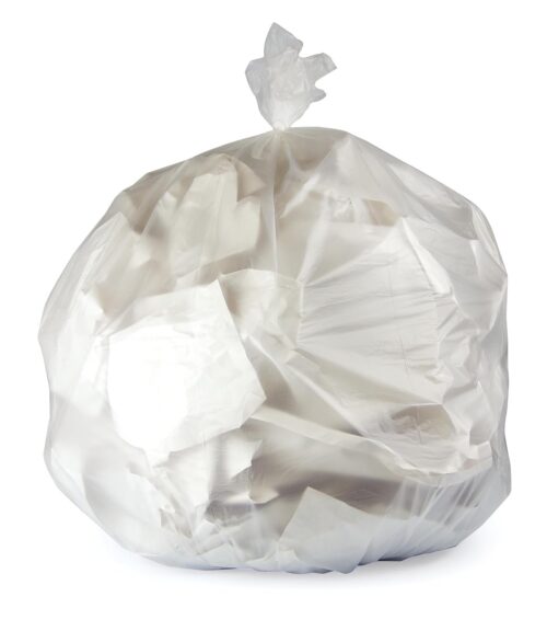 HDPE Can Liners Natural Color 24in X 24in 6mic 10 Gal Capacity - Image 4