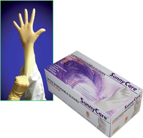 SunnyCare Latex Disposable Gloves Powder Free (Non Medical) - Image 3