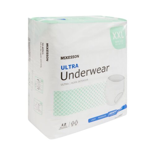 Unisex Adult Absorbent Underwear McKesson Ultra Pull On with Tear Away Seams 2X-Large Disposable Heavy Absorbency - Image 2