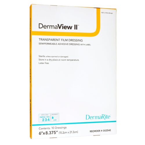 Transparent Film Dressing DermaView II™ 6-1/2 X 8-3/8 Inch Frame Style Delivery Rectangle Sterile - Image 3