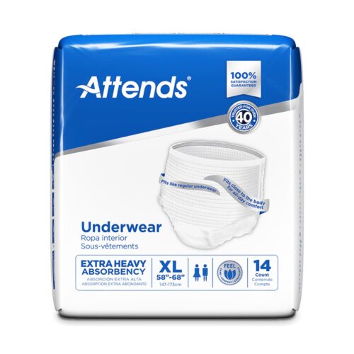 Unisex Adult Absorbent Underwear Attends® Care Pull On X-Large - Image 6