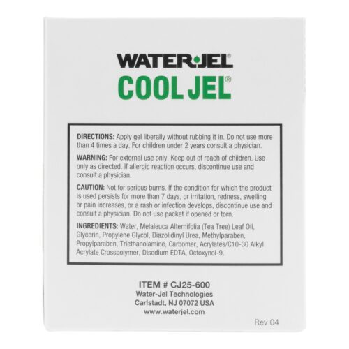 Burn Relief Water Jel® Cool Jel Topical Gel 3.5 Gram Individual Packet - Image 5