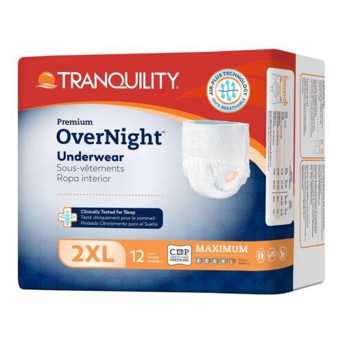 Unisex Adult Absorbent Underwear Tranquility® Premium OverNight™ ( 2Extra-Large )