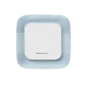 Foam Dressing Biatain® Silicone 6 X 6 Inch With Border Film Backing Silicone Adhesive Square Sterile