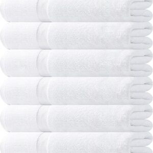 Wealuxe White Bath Towels 22x44 Inch, Cotton Towel Set for Bathroom