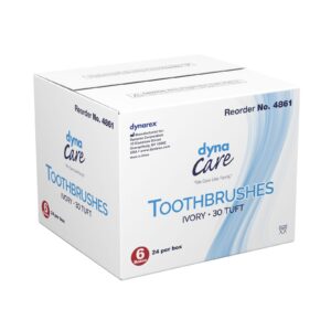Toothbrushes, 30 Tuft-Ivory